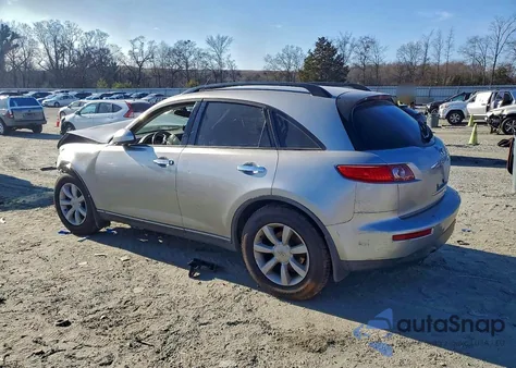 2003 Infiniti Fx35 z USA, uszkodzony, nr VIN JNRAS08U33X001631